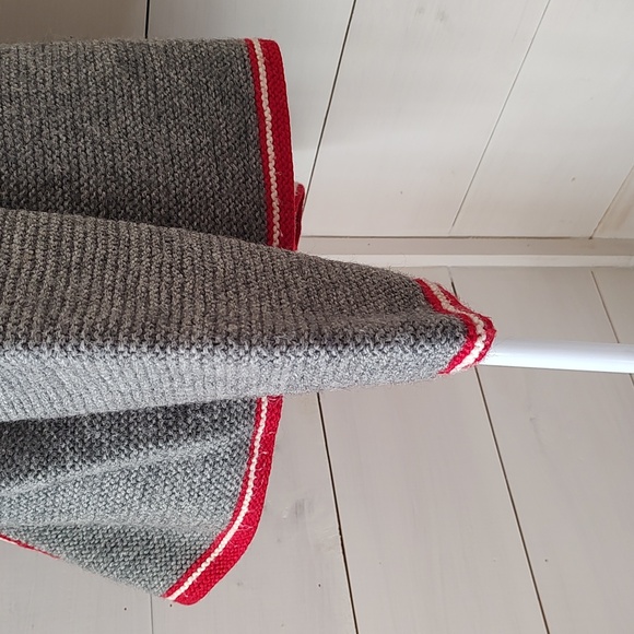 Vintage Zip Hand Knit Norwegian Folk Sweater fits 1x sleeve 24" PTP 22 1/2" - Picture 4 of 5